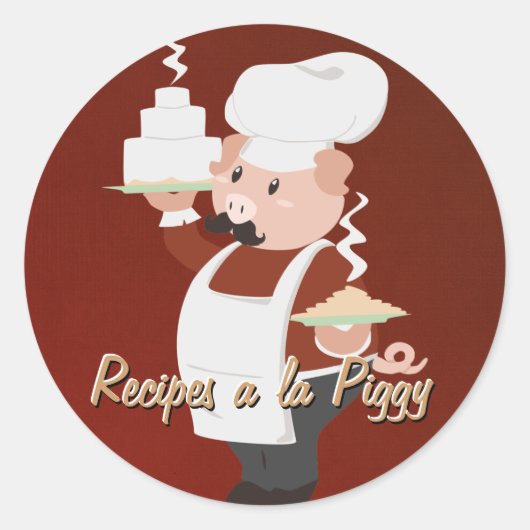 Chef Piggy Stickers (Voorkant)