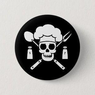 Chef Pirate Ronde Button 5,7 Cm