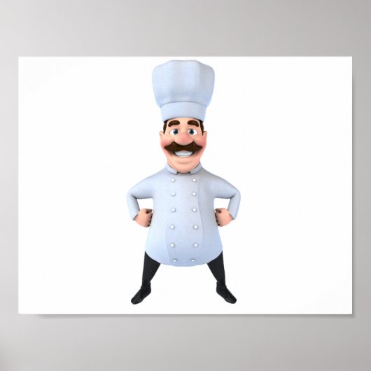 Chef-Poster Poster (Voorkant)