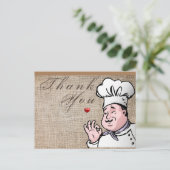 Chef Postkaart (Staand voorkant)