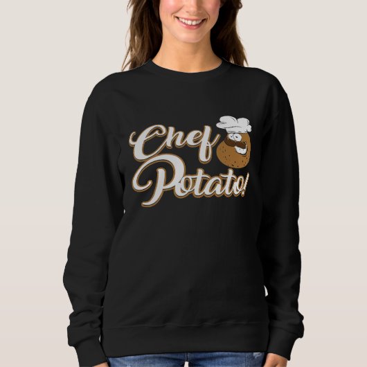 Chef Potato Cooking Cook Trui (Voorkant)