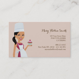 Chef pour le modèle de carte de visite