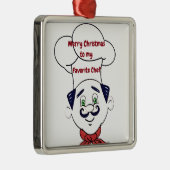 **CHEF PRÉFÉRÉ ** ORNEMENT DE NOËL (Droite)