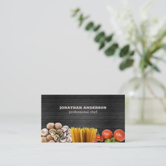 Chef professionnel Carte de visite (Debout devant)