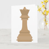 Chef Queen Kaart (Gele Bloem)