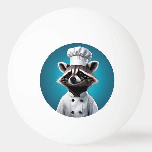 Chef Raccoon Pingpongballen (Voorkant)