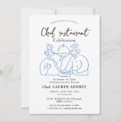 Chef Restaurant Celebration Invitation (Devant)