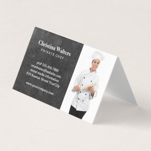 Chef Restaurantmanager Catering Visitekaartjes