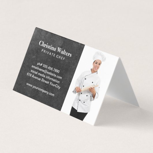 Chef | Restaurantmanager | Catering Visitekaartjes (Voorkant)