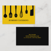 Chef Restauration Restauration Restaurant Carte de (Devant / Derrière)