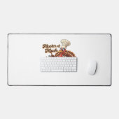 Chef rétro Turquie Thanksgiving T-Shirt surdimensi (Clavier et souris)