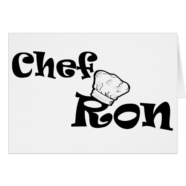 Chef Ron (Voorkant Horizontaal)