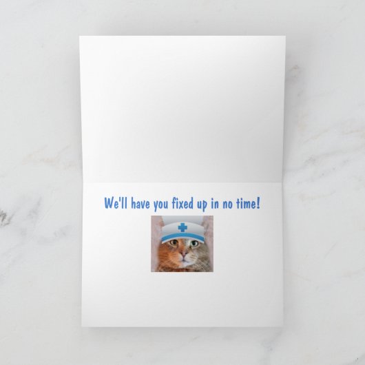 Chef Rupie Cat en Chicken Soup krijgen goed Kaart (Binnen)