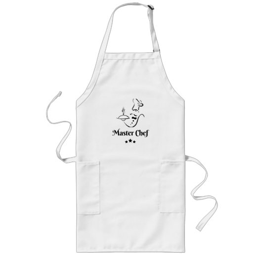 chef-Schort Lang Schort (Voorkant)