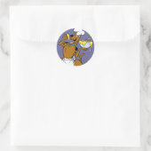 Chef Scooby-Doo Thanksgiving Ronde Sticker (Tas)