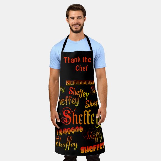 Chef Sheffey Schort (Gedragen)