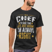 Chef Shirt sparen tijd veronderstel dat ik goed gr (Voorkant)