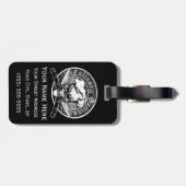 Chef Skull 1 Bagagelabel (Achterkant horizontaal)