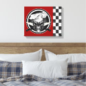 Chef Skull 1 Canvas Afdruk (Insitu (Slaapkamer))