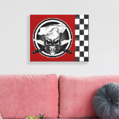 Chef Skull 1 Canvas Afdruk (Insitu (Woonkamer))