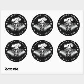 Chef Skull 3.1 Ronde Sticker (Vel)