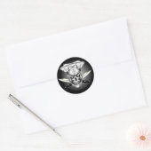 Chef Skull 3.1 Ronde Sticker (Envelop)