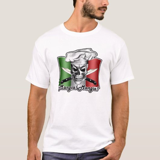 Chef Skull 3 T-shirt (Voorkant)