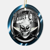 Chef Skull 4: Killer Chef Keramisch Ornament (Links)