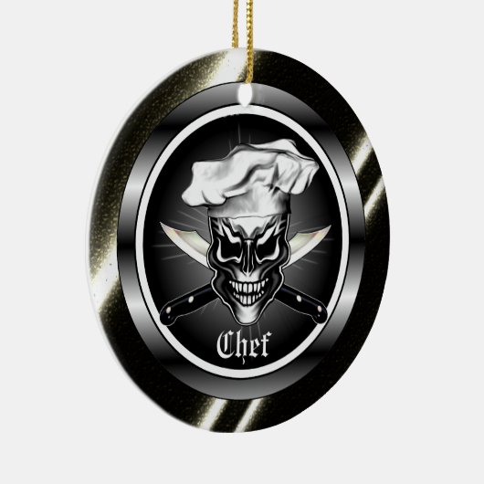Chef Skull Ornament (Rechts)