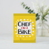 Chef Sur Carte Postale Vélo (Debout devant)