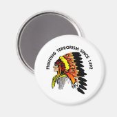 chef terrorismebestrijding van india magneet (Voorkant / Achterkant)