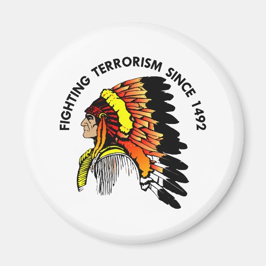 chef terrorismebestrijding van india magneet (Voorkant)