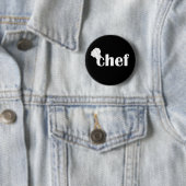 Chef Text Design-knop Ronde Button 5,7 Cm (In situ)