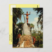Chef Tomokie Statue, Tomoka State Park Carte posta (Devant / Derrière)