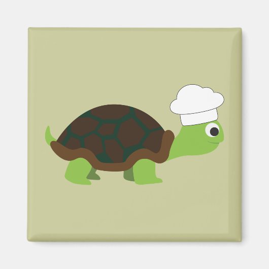 Chef Turtle Magneet (Voorkant)