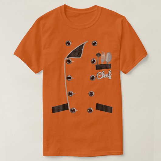 Chef Uniform Jacket Faux Funny Co. voor Cong T-shirt (Design voorkant)