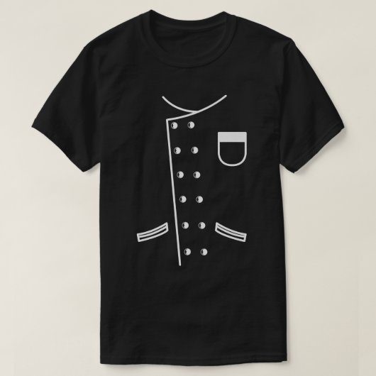 Chef Uniform Jacket Funny Cook Cooking T-shirt (Design voorkant)