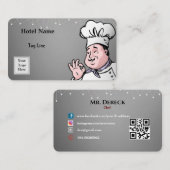 Chef-Visitekaartje Contactkaartje (Voorkant / Achterkant)