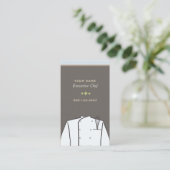 Chef-Visitekaartje Visitekaartje (Staand voorkant)