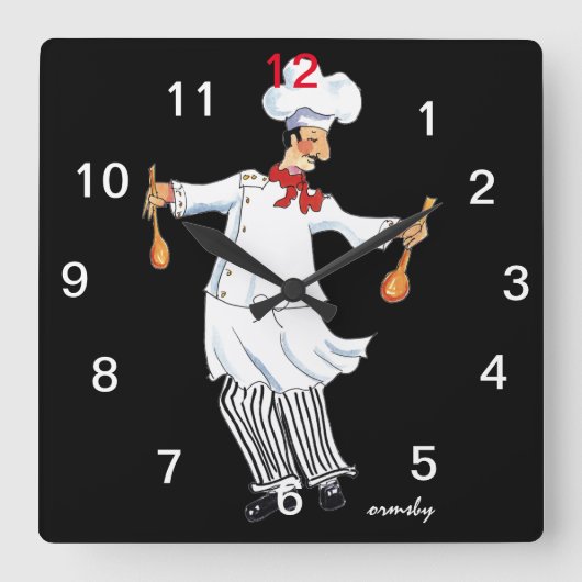 Chef Wall klok (Voorkant)