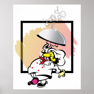 Chef Wall kunst voor keukenrestaurant in keuken-ko Poster