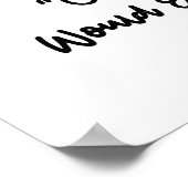 Chef Was Cute Trendy Wall Art Poster (Coin)