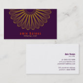 Chef Whisk Logo Paars Visitekaartje (Voorkant / Achterkant)