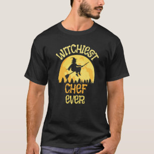 Chef Witch Halloween Humor T-shirt