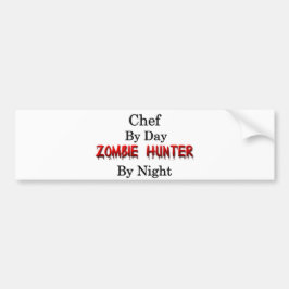 Chef/Zombie Hunter Bumpersticker