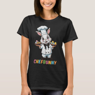 Chefbunny Cook Hare Funny Paasdag Mannen Vrouwen E T-shirt