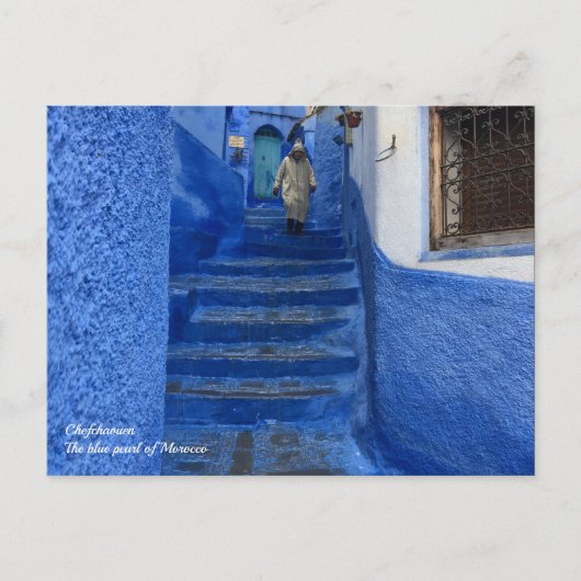 Chefchaouen - de blauwe stad Marokko Briefkaart (Voorkant)