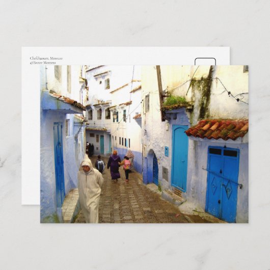 Chefchaouen, Maroc Carte postale (Devant / Derrière)