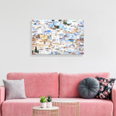 Chefchaouen, Marokko Canvas Afdruk (Insitu (Woonkamer))