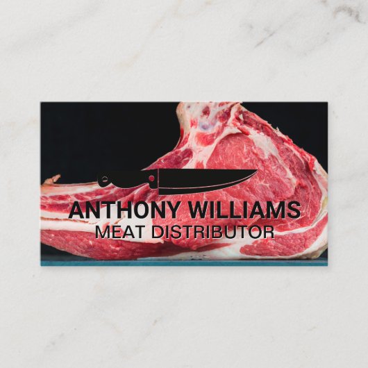 Chefmes | Steak Visitekaartje (Voorkant)
